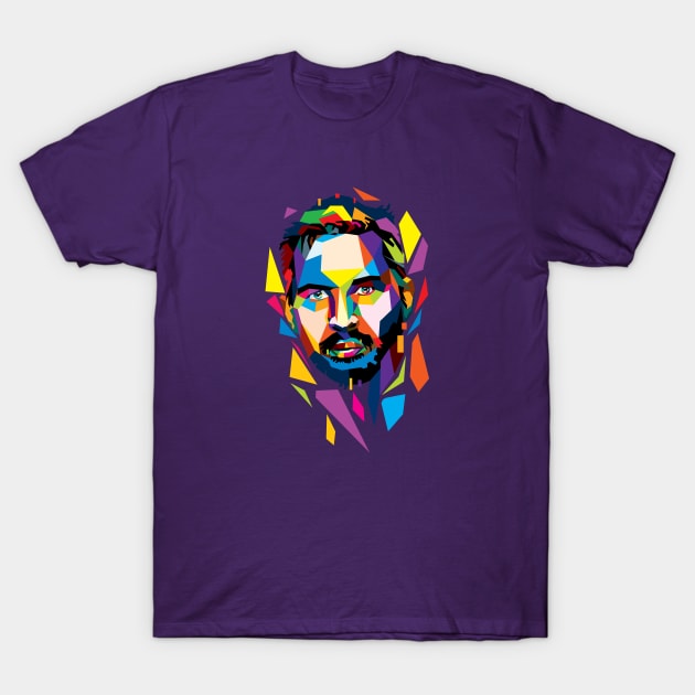 Tom Hardy wpap portrait T-Shirt by AnnArtshock